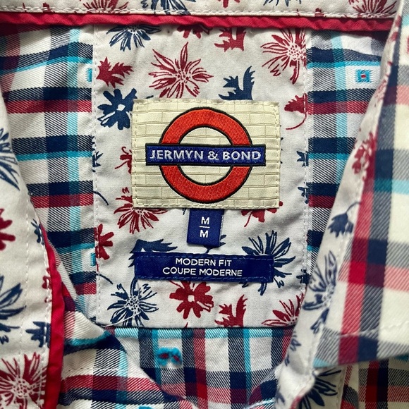 Men's Modern Fit dress shirt -  Jermyn & Bond size medium - Picture 1 of 6